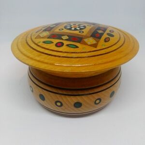 Handmade wooden jewelry box